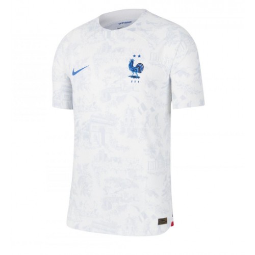 Maillot de foot France Karim Benzema #19 Extérieur Monde 2022 Manches Courte